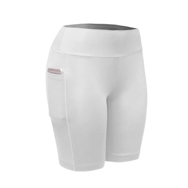 Ladies Gym And Running Shorts With Handy Side Pockets