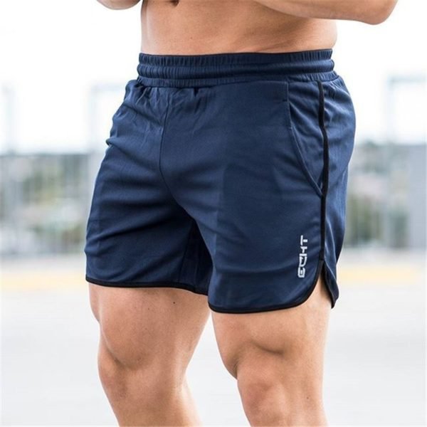 Echt Jogging And Running Shorts Blue with black trim