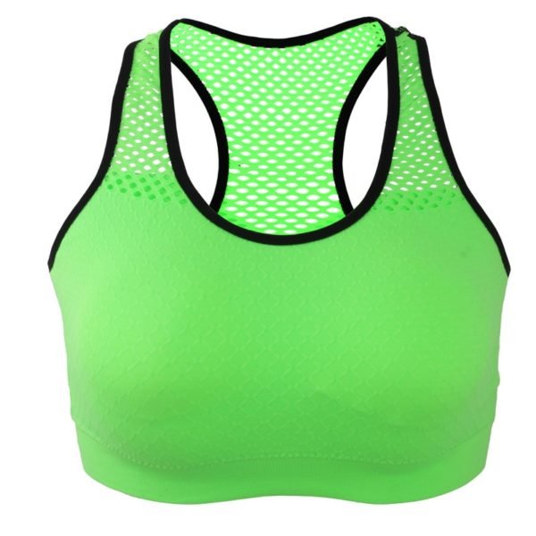 Breathable Sports Bra With Mesh Racer Back