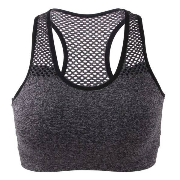 Breathable Sports Bra With Mesh Racer Back
