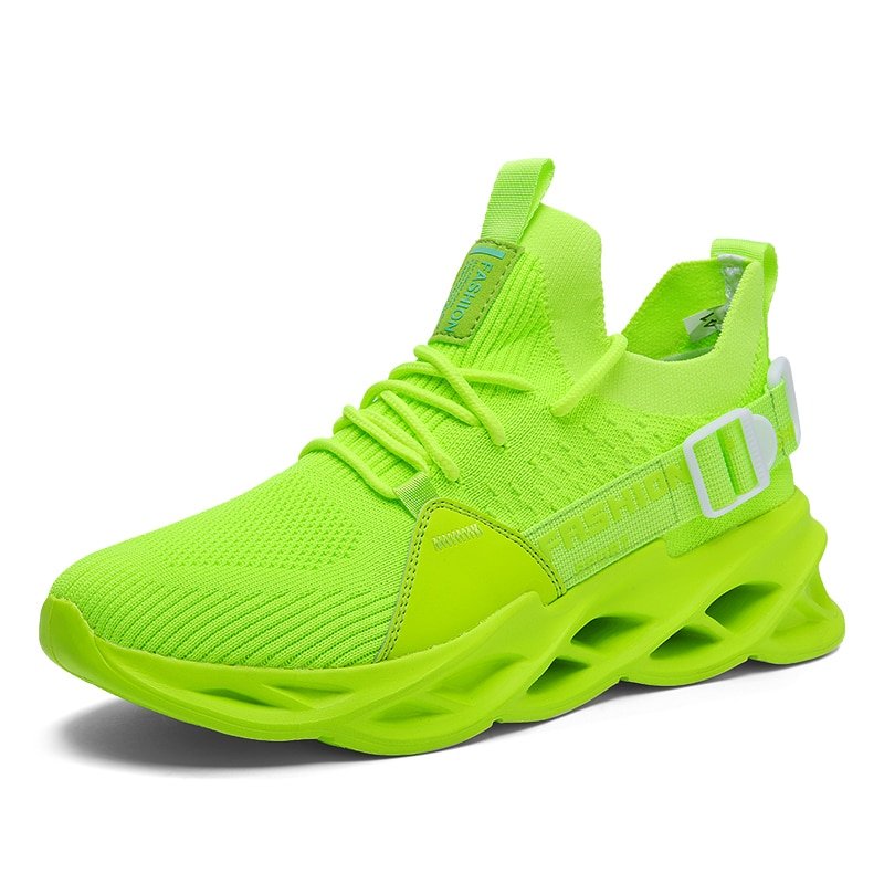 Fluorescent Green Gym Shoes