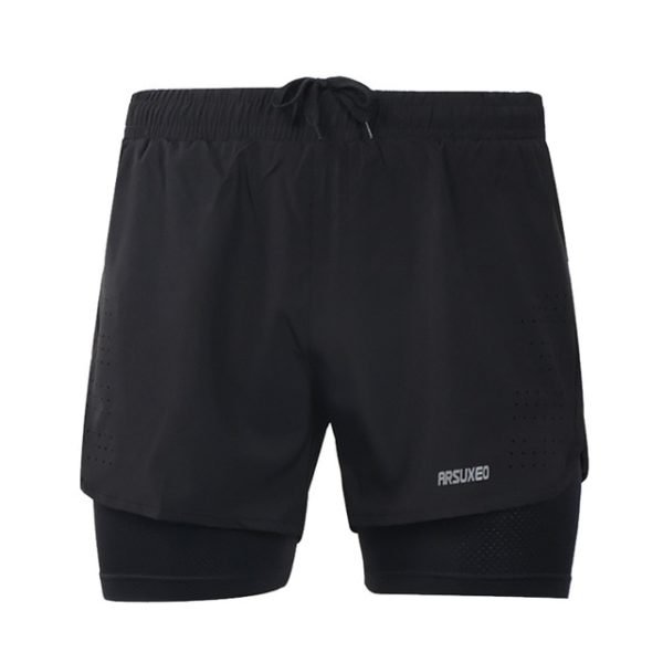 Quick Dry 2 in 1 Gym And Running Shorts