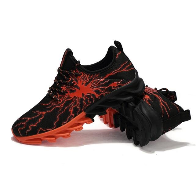 Running Shoes With Lightning Design