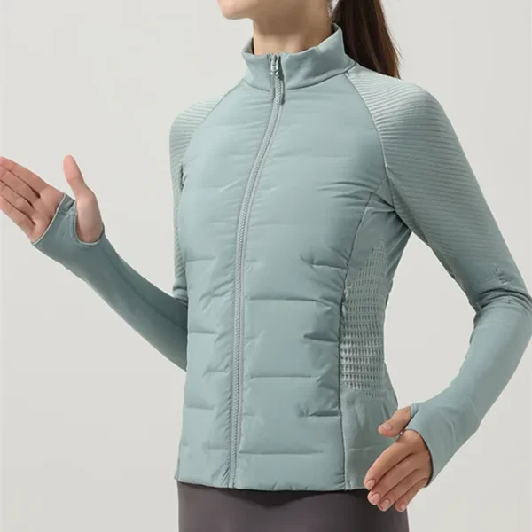 Blue Ultralight Puffer Sports Jacket for Women