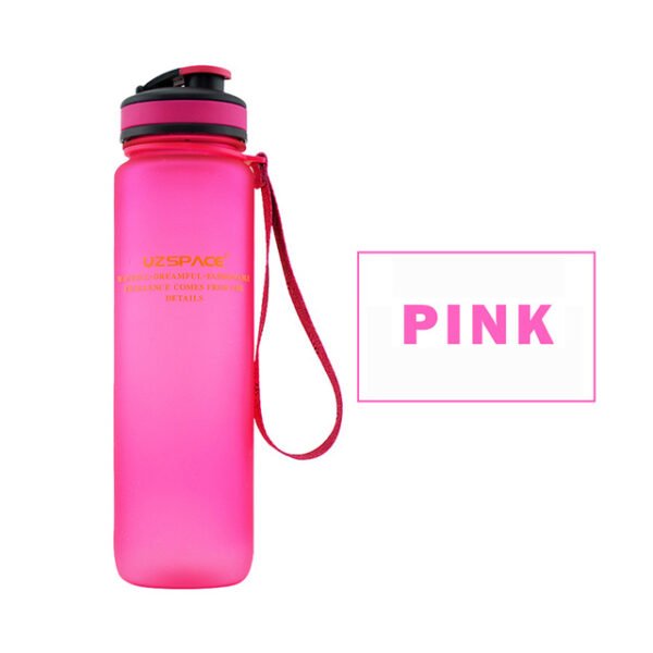 Pink 1000ml Capacity Sports Water and Protein Shaker Bottle