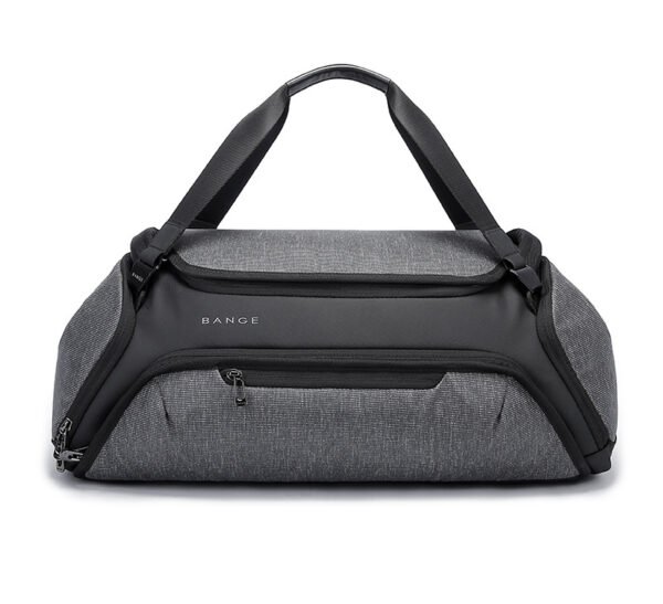 Gym Bag with Wet and Dry Separation grey