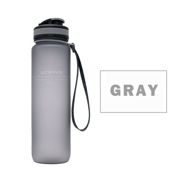 Grey 1000ml Capacity Sports Water and Protein Shaker Bottle