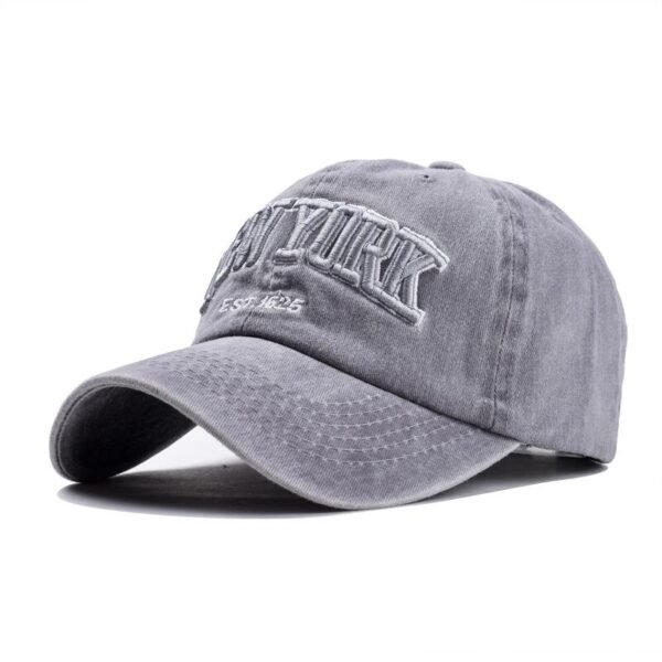 New York Baseball Cap Grey