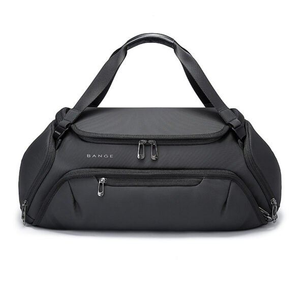 Gym Bag with Wet and Dry Separation black