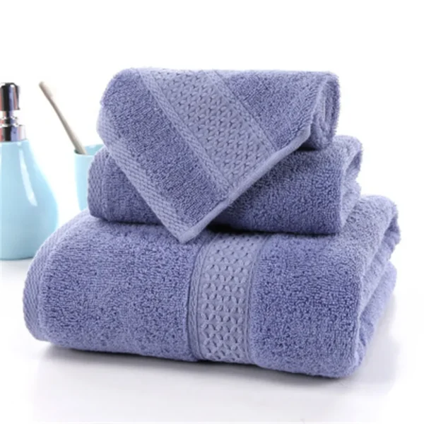 3pcs 100% Cotton Bath and Gym Towel Set