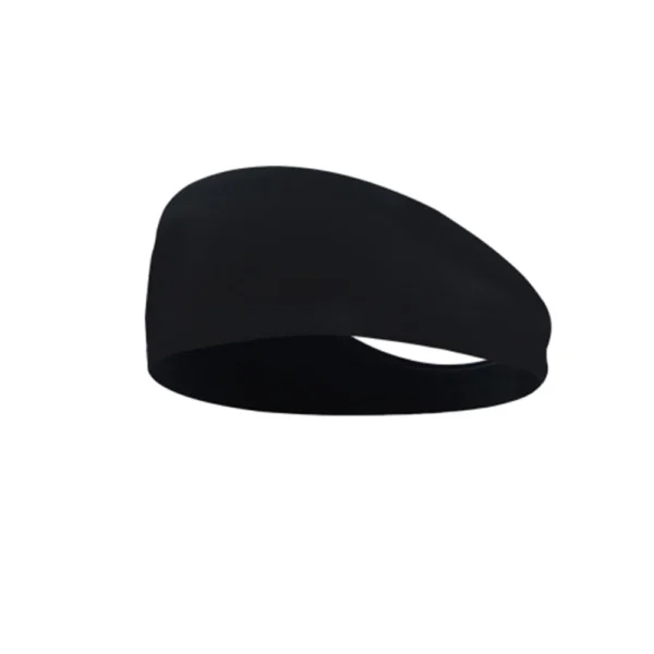 Black Wide Elastic Sports Hairband