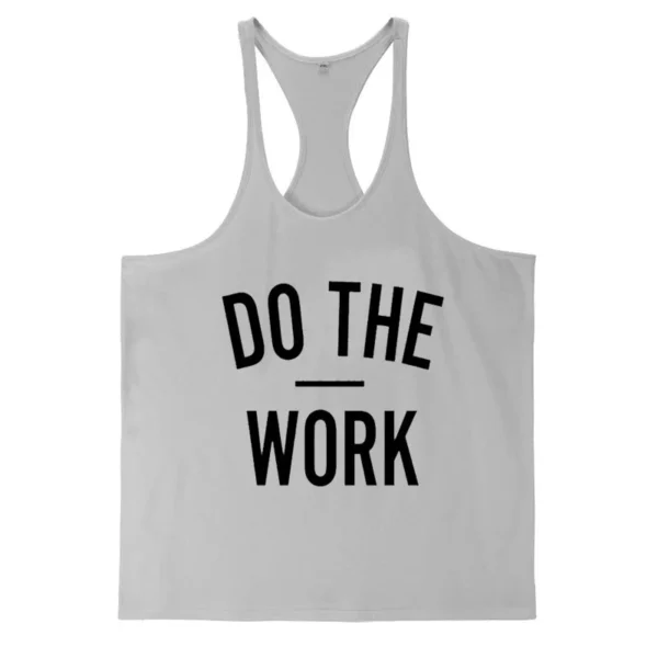 Light grey Do The Work Stringer Vest