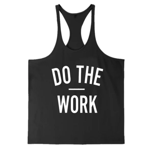 Do The Work Stringer Vest Black