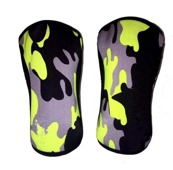 green camo 7mm Compression Knee Sleeves