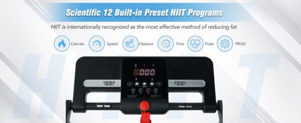 Folding Treadmill with Incline instruments