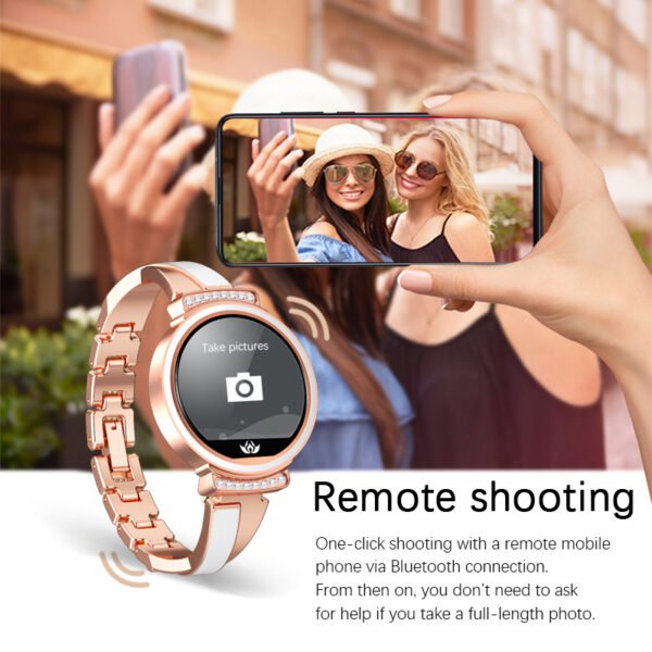 Ladies Lige Smart Watch with Bluetooth connect to cell