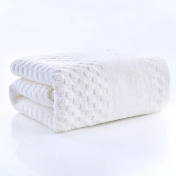 70x140cm Cotton Gym Towel White