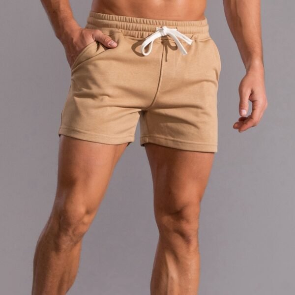 Deep khaki Trendy Men's Running and Fitness Shorts