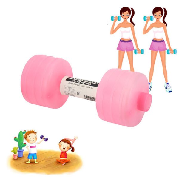 Water-filled Dumbbells Pink