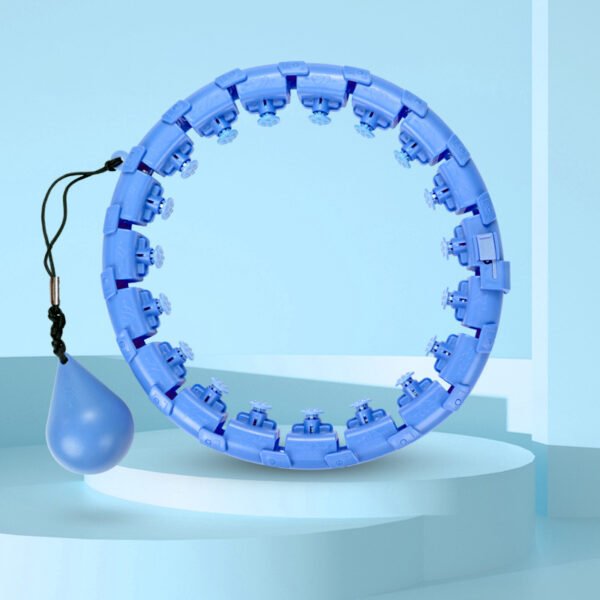 Blue Adjustable Fitness Hoop for Abdominal Exercise