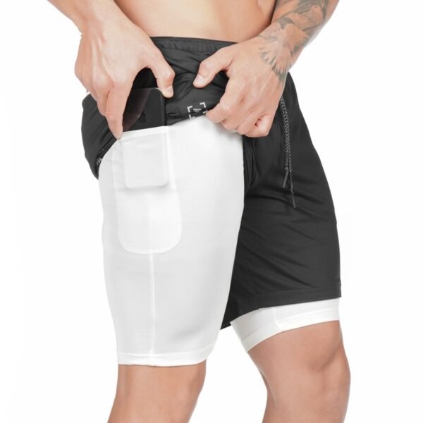 Compression Shorts with Pockets Black