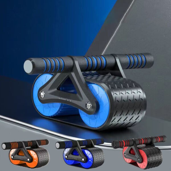 Auto Rebound Double Wheel Abdominal Exerciser Colors