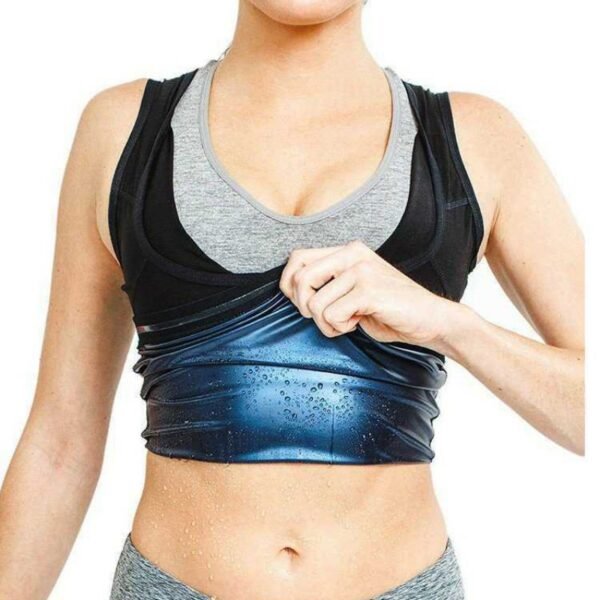 Unisex Sweat Vest - lady shows sweat